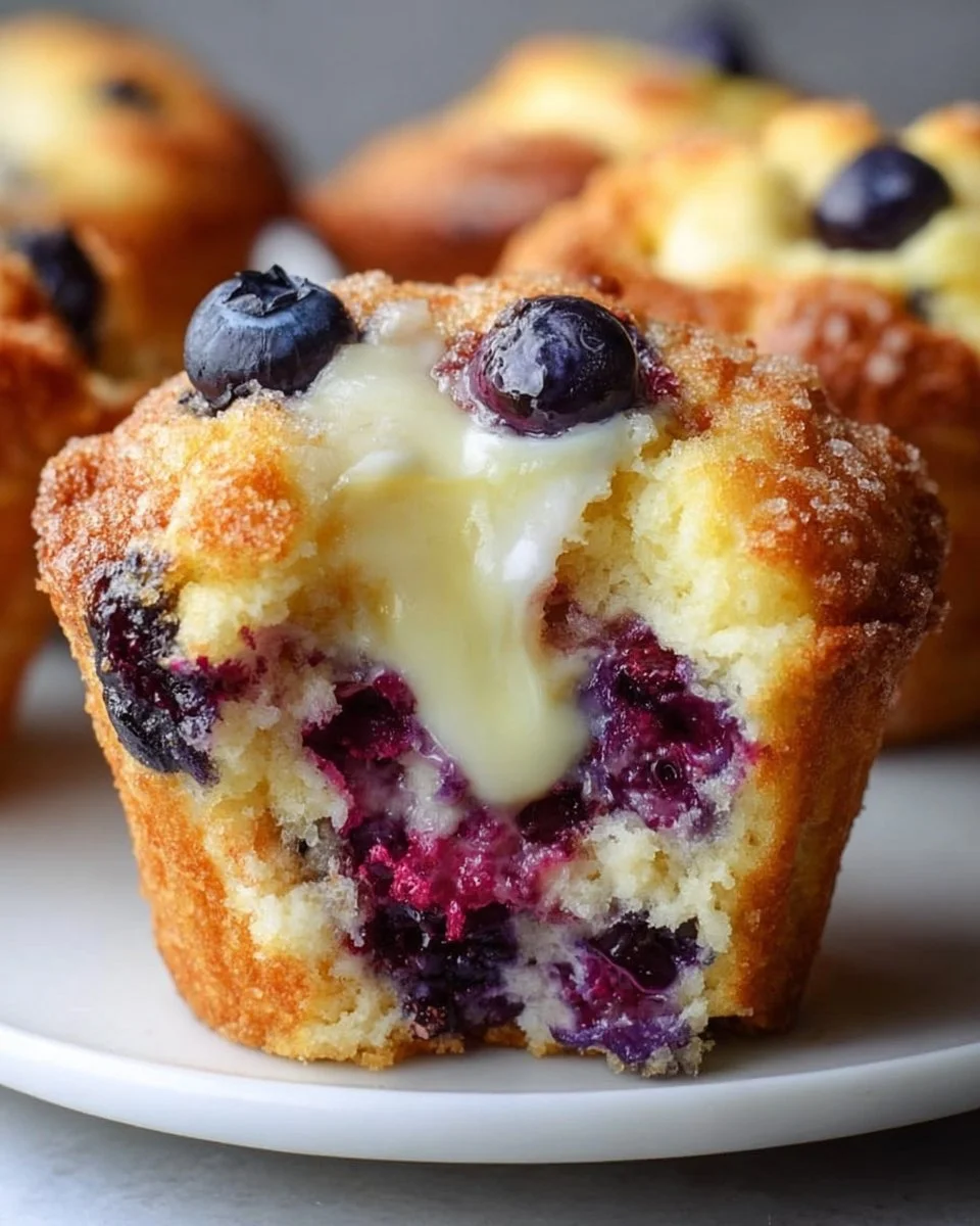 Blaubeer-Frischkäse-Muffins