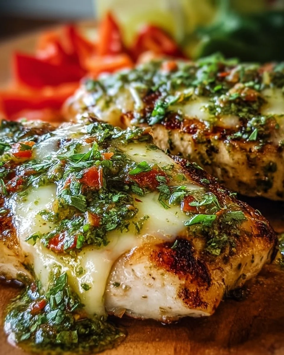 Gegrilltes Salsa Verde Pepper Jack Hähnchen