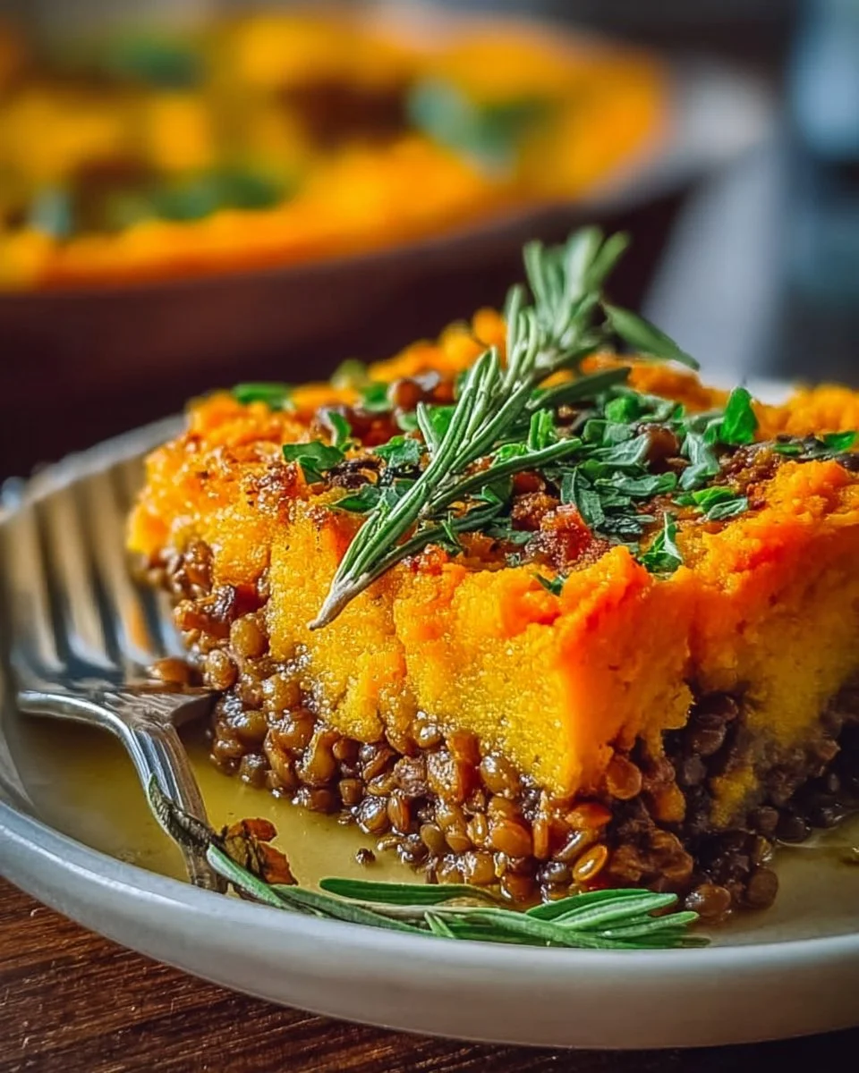 Süßkartoffel- und Linsen-Hirtenpastete: Ihr gemütliches Komfortessen
