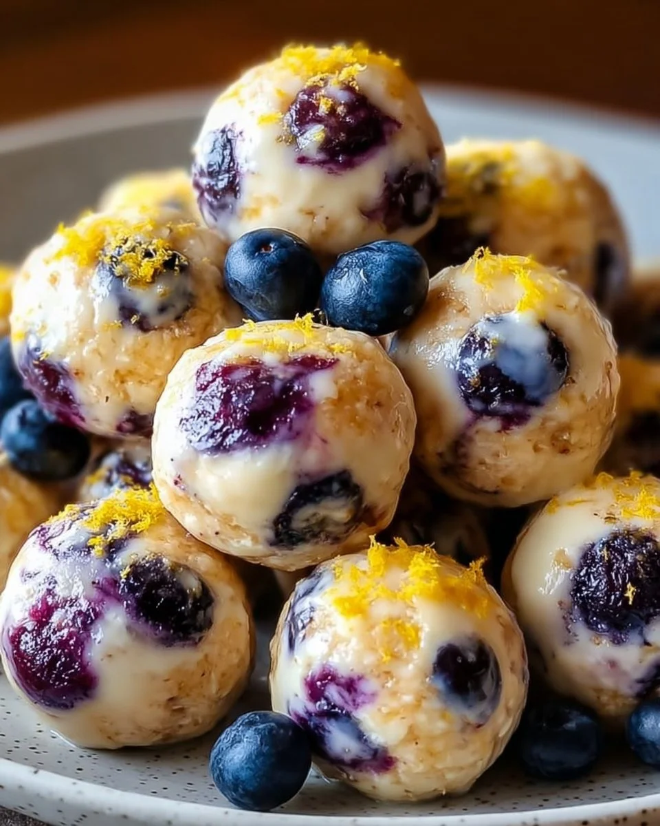 Zitronen-Blaubeer-Cottage-Cheese-Energie-Happen